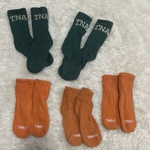 TNA logo Crew Socks & TNA low socks